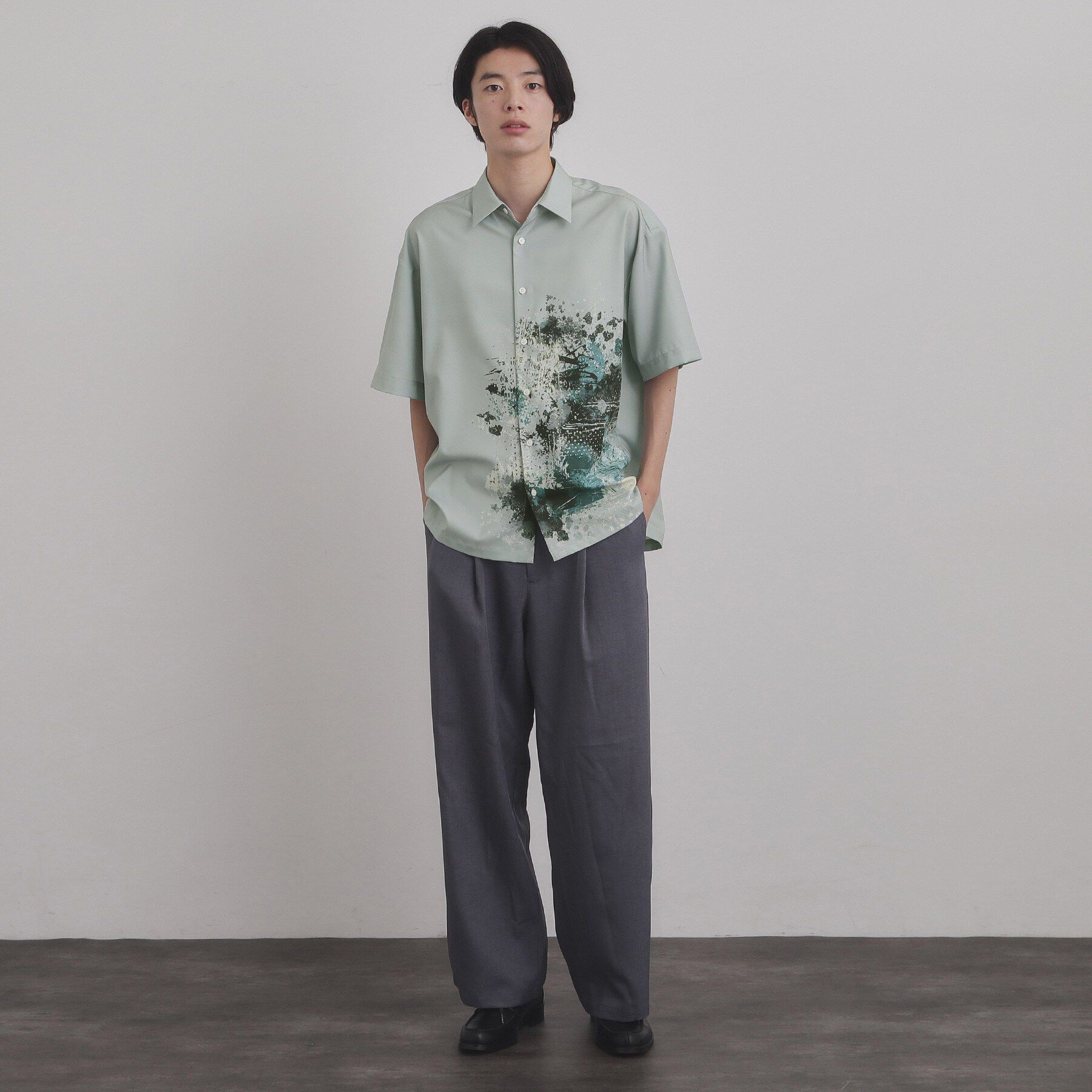 tk.TAKEO KIKUCHI「サイドペイント半袖シャツ」|シャツ・ブラウス|