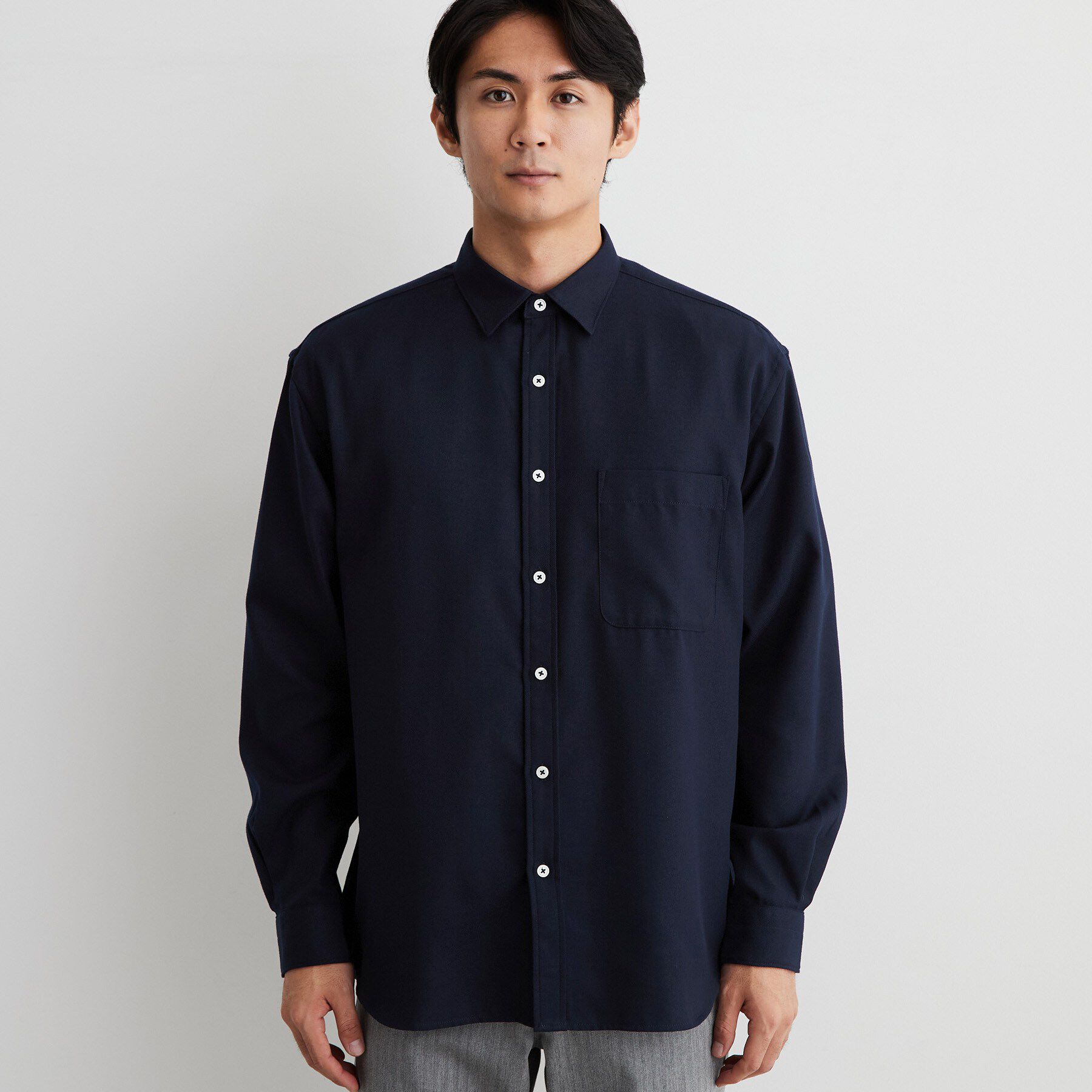 THE SHOP TK「【防シワ／洗濯機OK】アソート 長袖ネルシャツ」|シャツ・ブラウス|