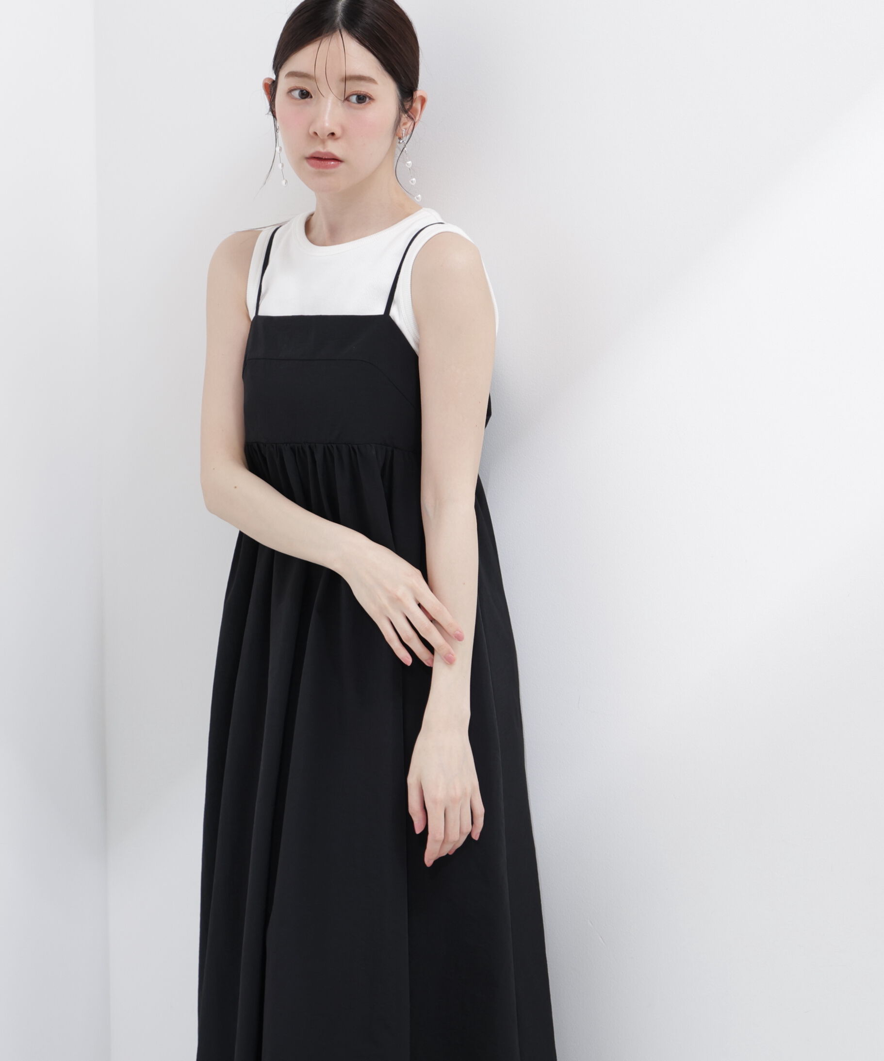 PROPORTION BODY DRESSING「カットドッキングキャミワンピース」|ワンピース|