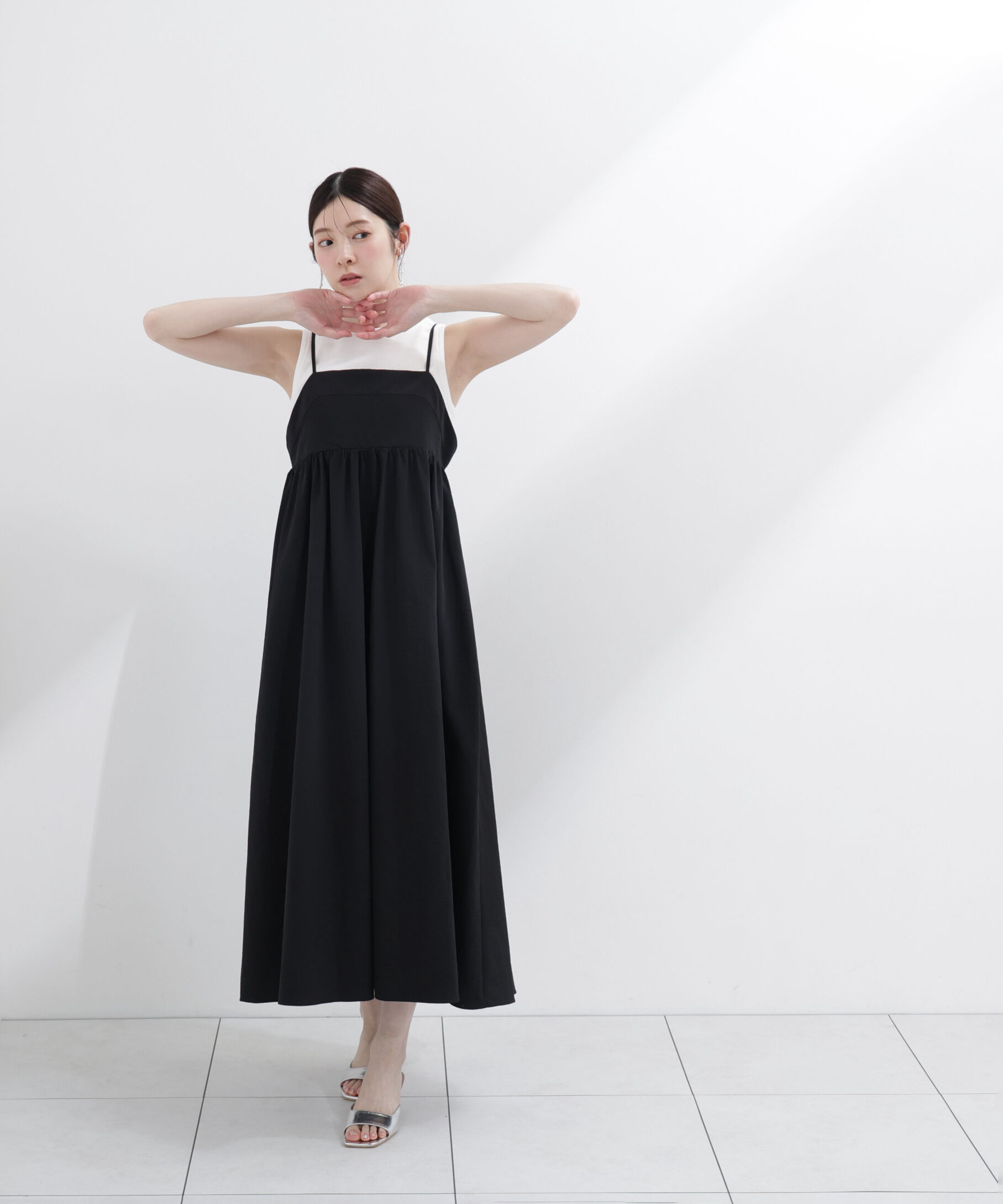 PROPORTION BODY DRESSING「カットドッキングキャミワンピース」|ワンピース|