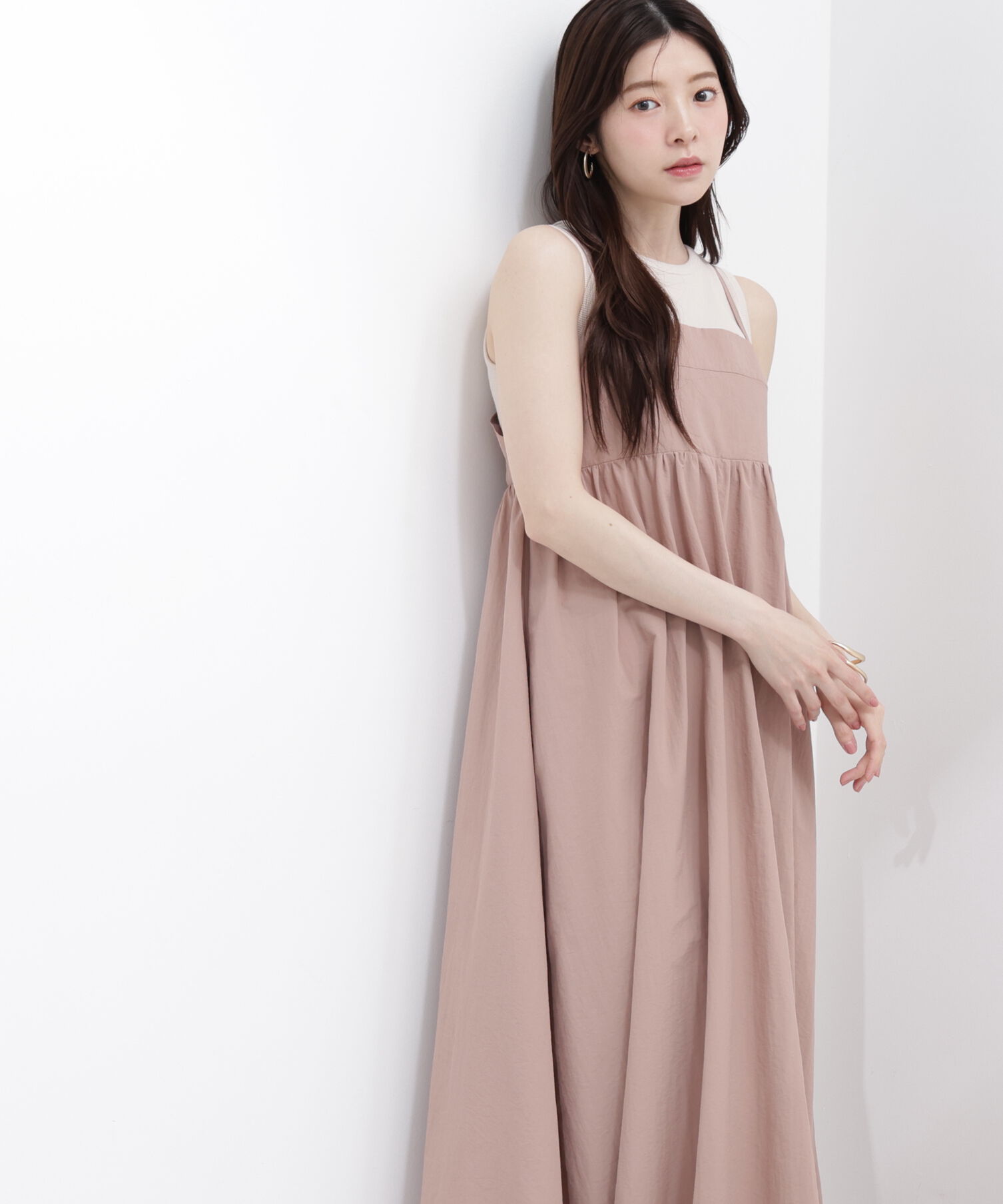 PROPORTION BODY DRESSING「カットドッキングキャミワンピース」|ワンピース|