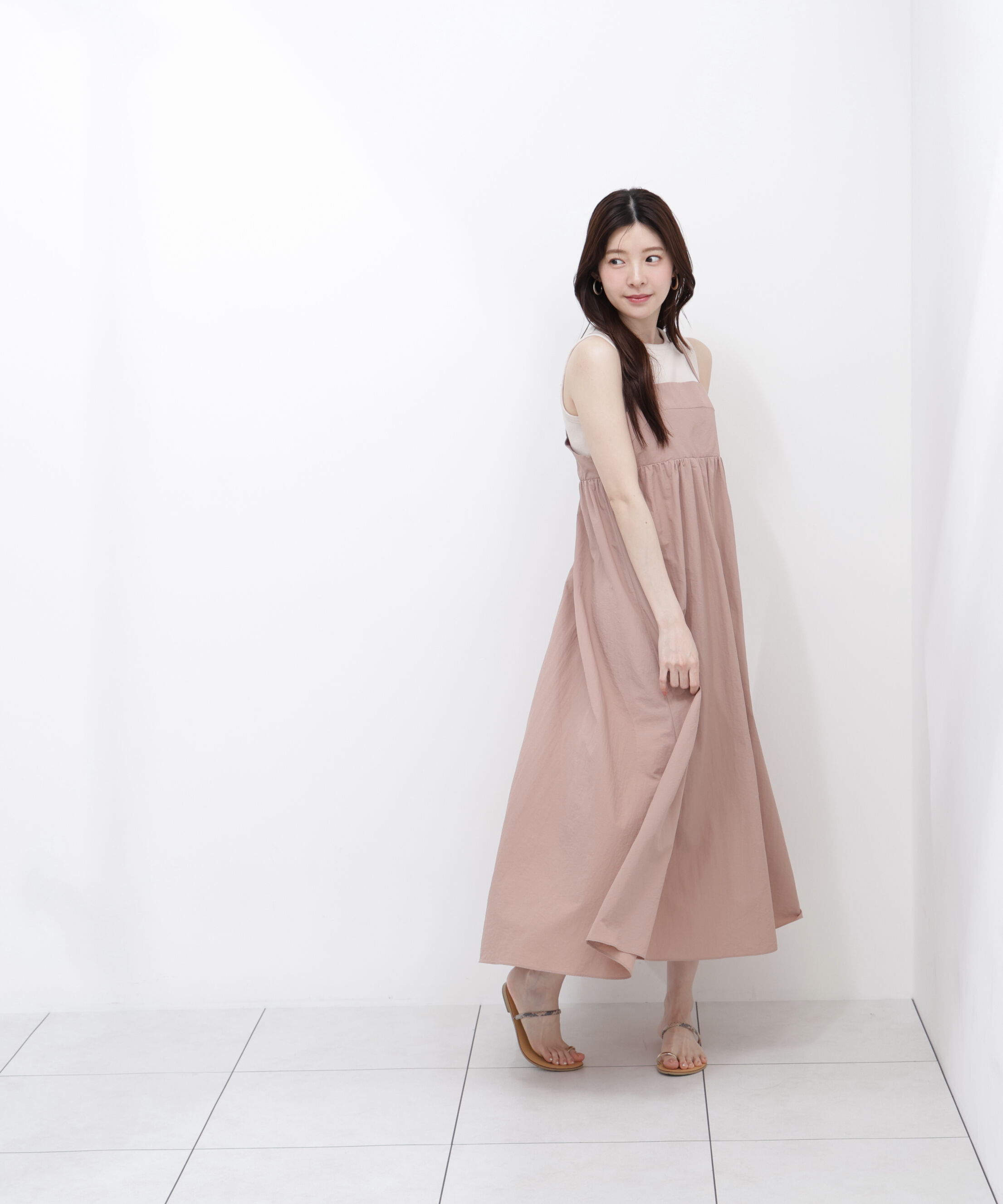 PROPORTION BODY DRESSING「カットドッキングキャミワンピース」|ワンピース|