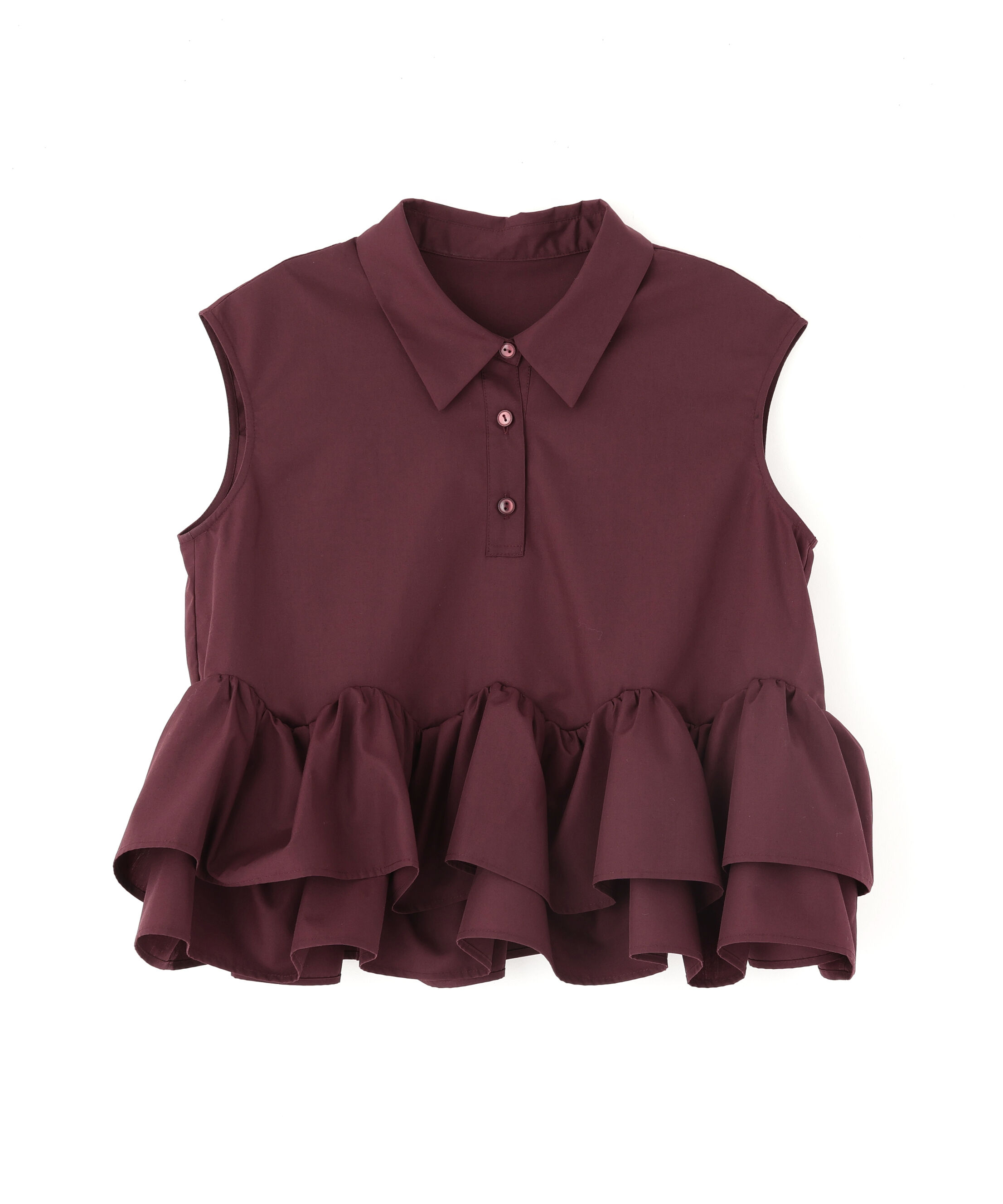 PROPORTION BODY DRESSING「＜a/mie＞フリルヘムブラウス」|シャツ・ブラウス|