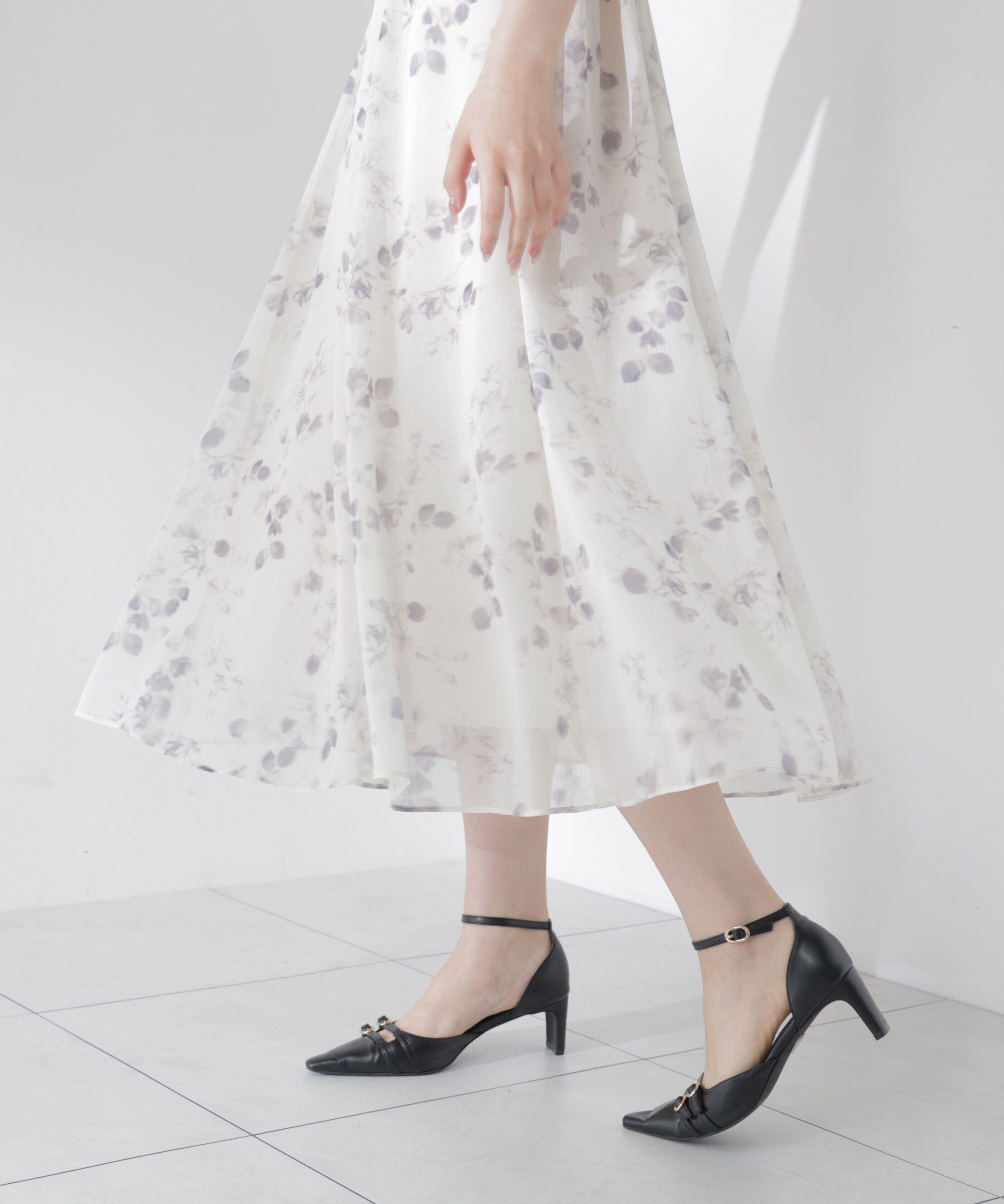 PROPORTION BODY DRESSING「フラワープリントボウタイワンピース」|ワンピース|