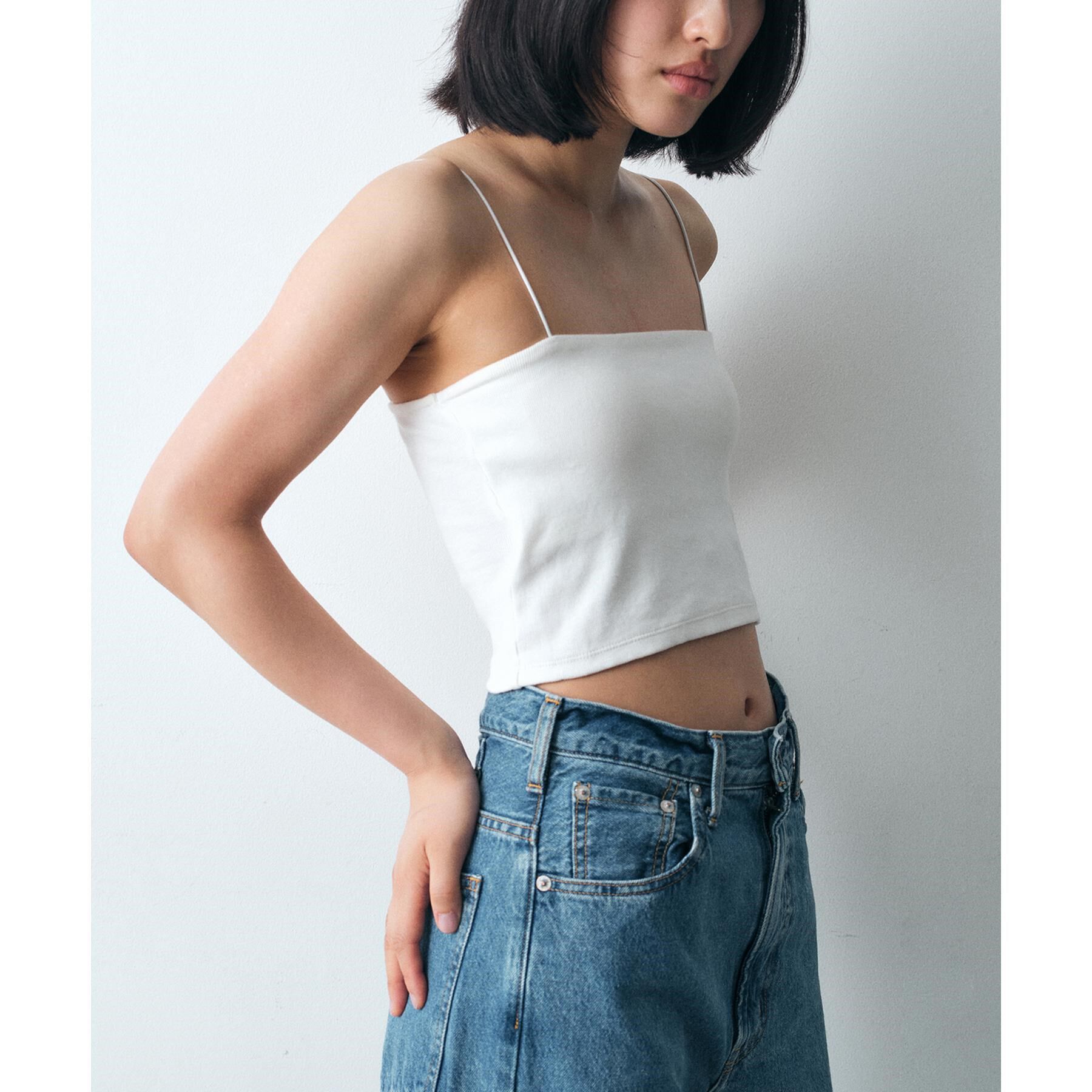 CODE A「【Re】【Cup-in】bandeau bra top」|チューブトップ|