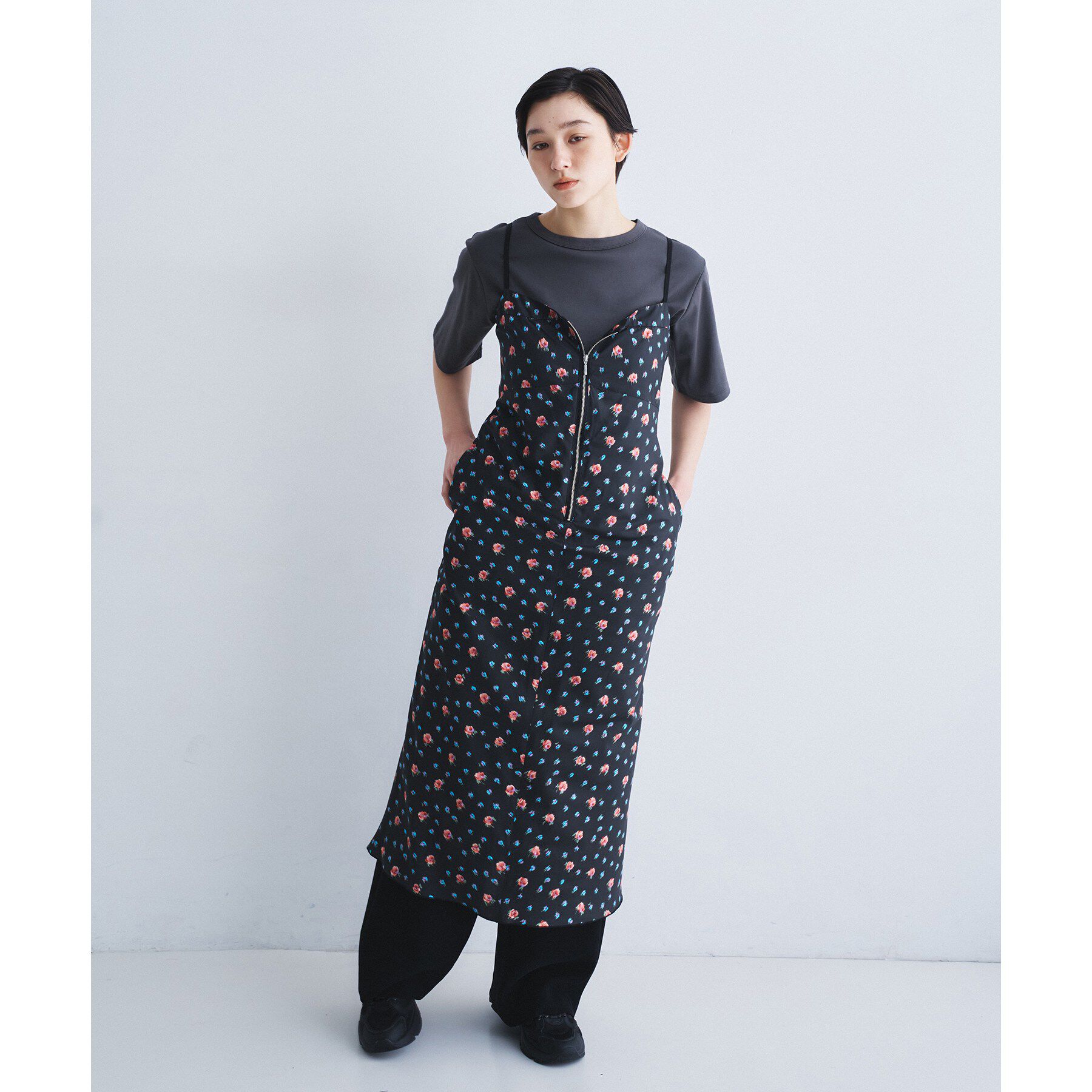 CODE A「flower cami dress」|ワンピース|
