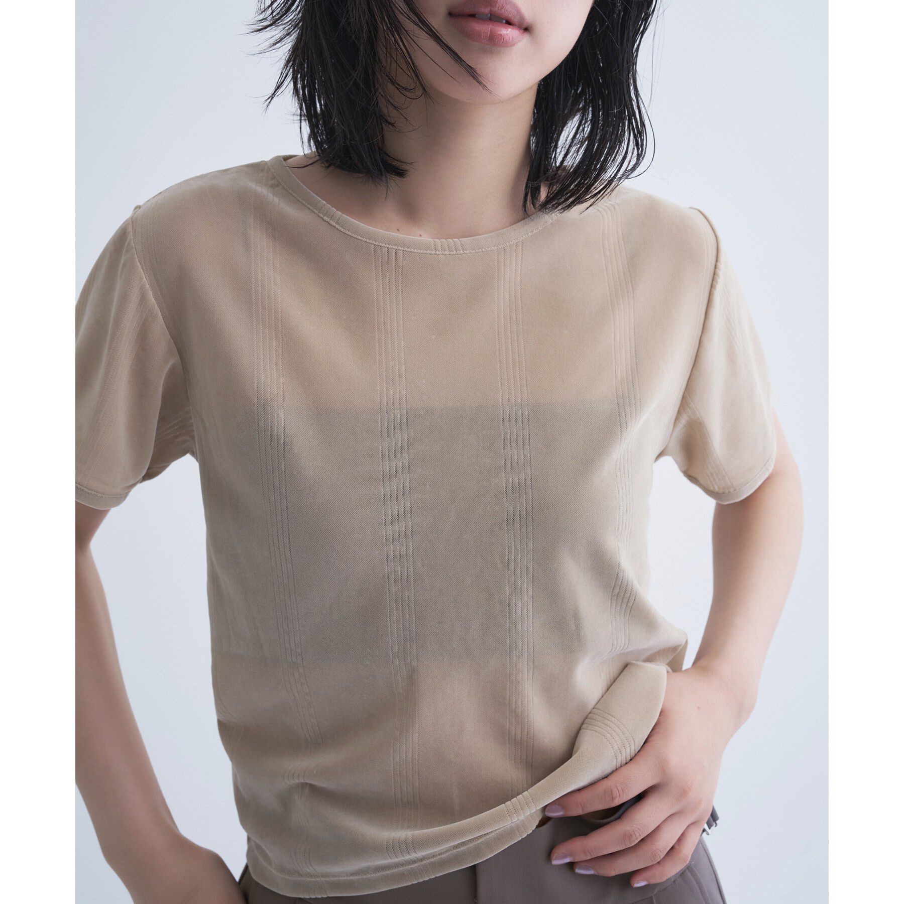CODE A「Robert P． Miller｜Flocky SS tee」|Tシャツ・カットソー|