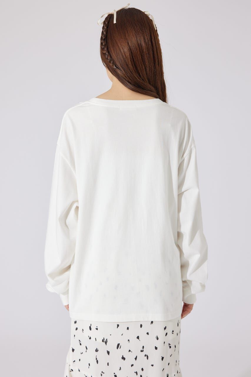 rienda「RDロゴロングTシャツ」|Tシャツ・カットソー|
