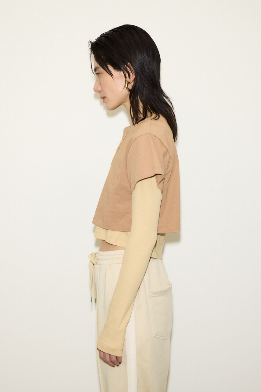 SLY「2P LAYERED トップス」|Tシャツ・カットソー|