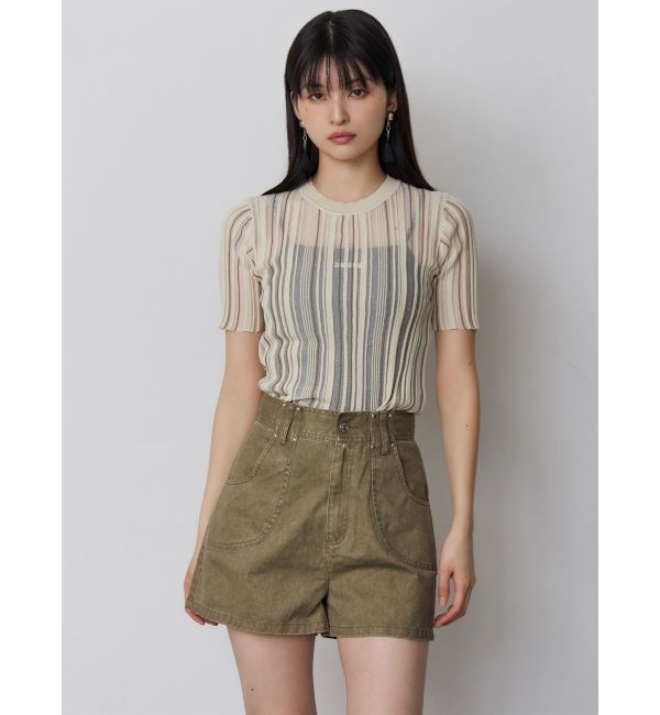 MURUA「ウォッシュショートパンツ」|その他|