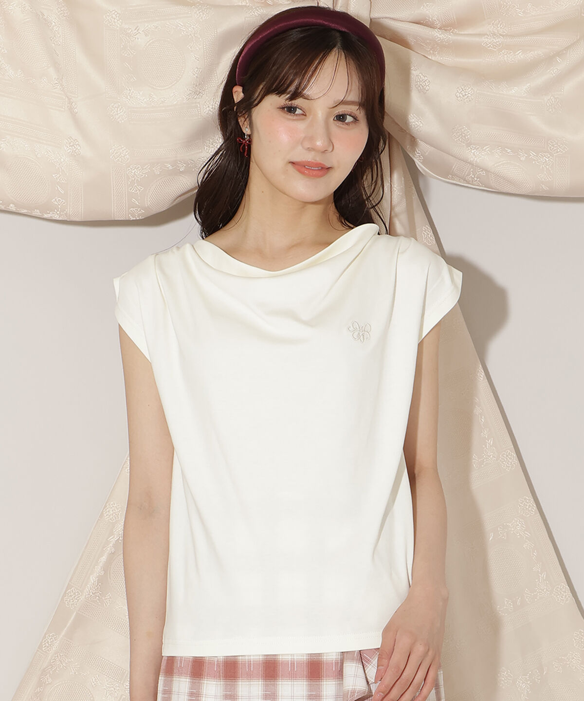WILLSELECTION「ドレープデザインカットトップス」|Tシャツ・カットソー|