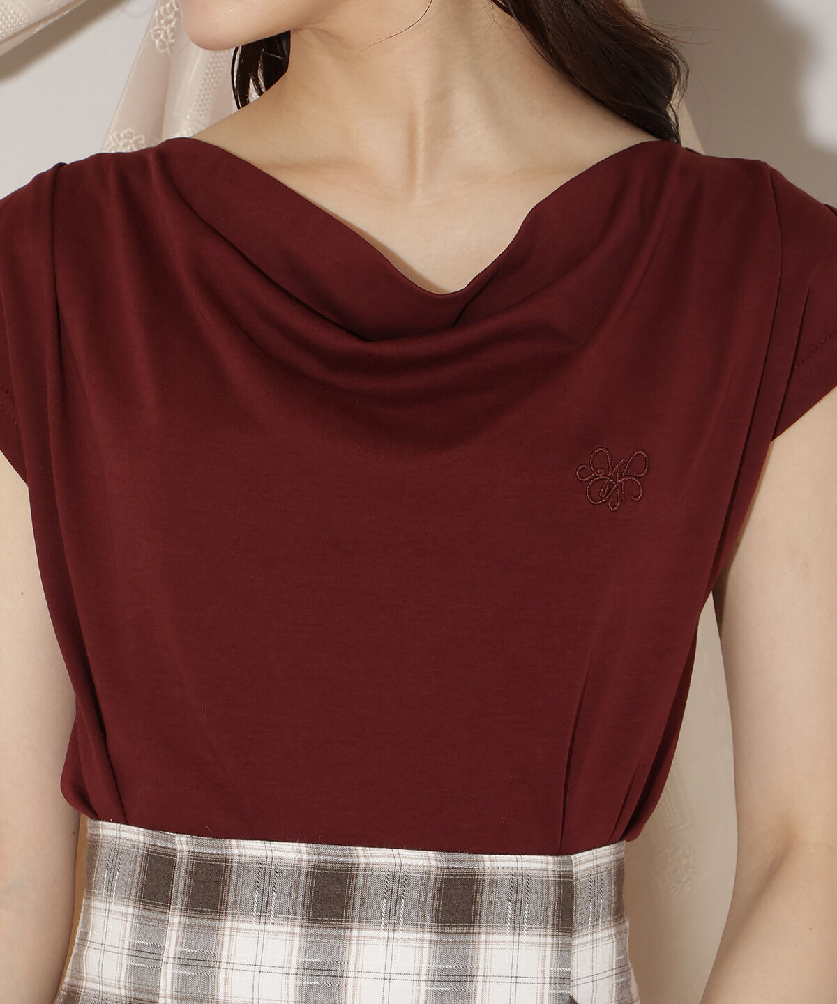 WILLSELECTION「ドレープデザインカットトップス」|Tシャツ・カットソー|