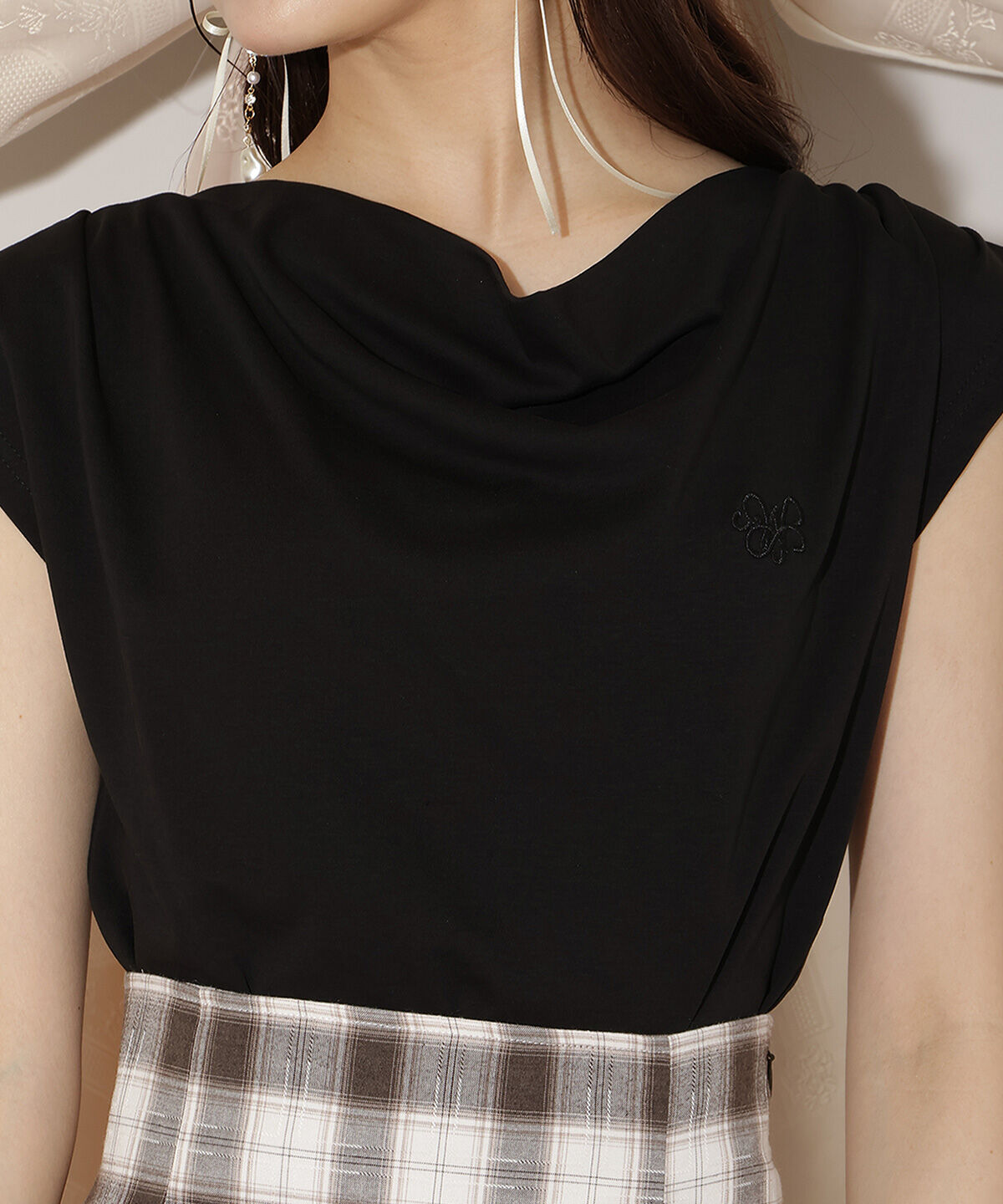 WILLSELECTION「ドレープデザインカットトップス」|Tシャツ・カットソー|