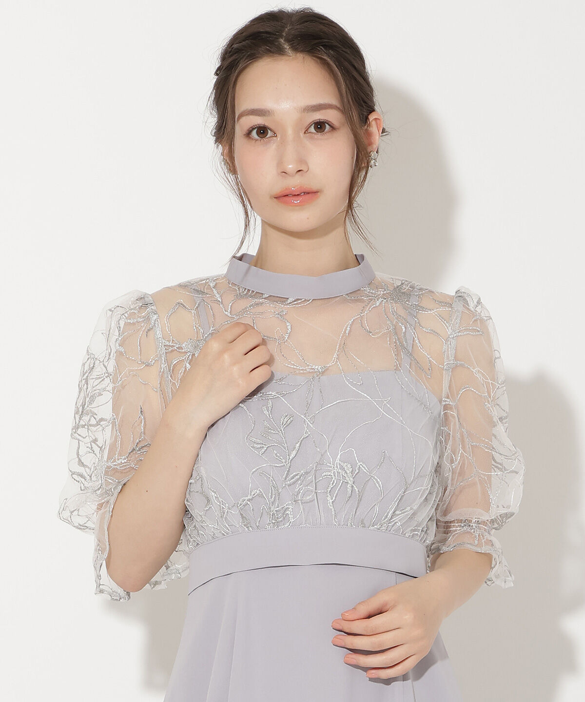 WILLSELECTION「バックウエストリボンブラウス&times;フレアキャミワンピース」|ドレス|