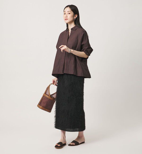 UNITED ARROWS「フリンジ タイトスカート」|タイト|