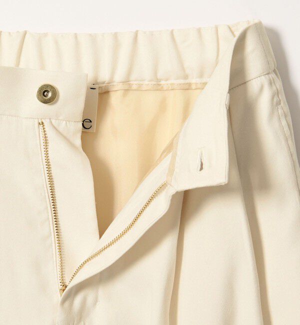conte「＜conte＞スエードライク タックワイドパンツ WHITE」|その他|