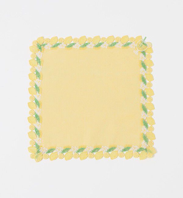 UNITED ARROWS「【WEB限定】＜近沢レース店＞レモネード ハンカチ」|ハンカチ|YELLOW