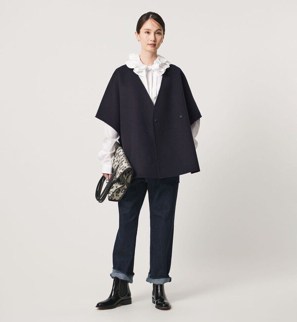 UNITED ARROWS「バイカラー リバー ストールベスト」|その他|