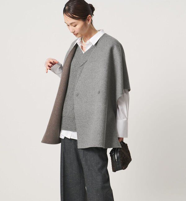 UNITED ARROWS「バイカラー リバー ストールベスト」|その他|