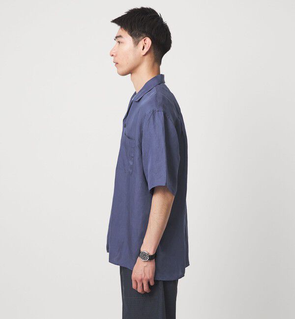 UNITED ARROWS green label relaxing「ウォッシュド オープンカラー 半袖 シャツ」|シャツ・ブラウス|