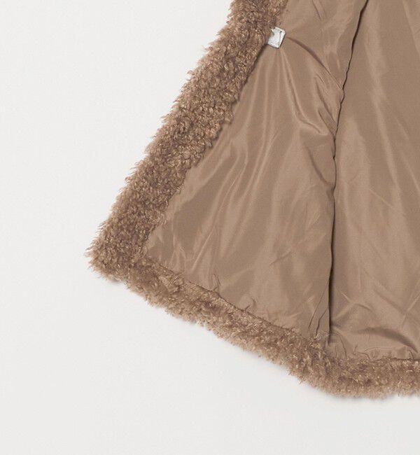 UNITED ARROWS green label relaxing「【別注】＜VINCENT PRADIER＞フェイクファー フード ベスト」|ベスト・ジレ|