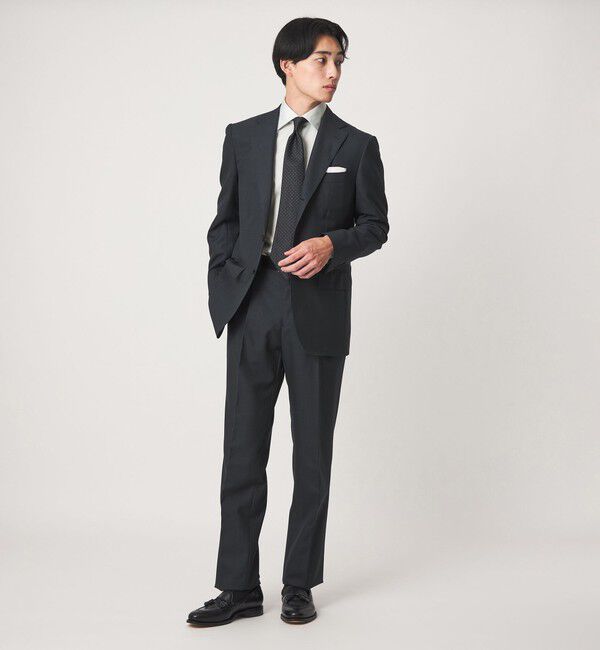 UNITED ARROWS green label relaxing「コットン ナローストライプ ワイドカラー ドレスシャツ -イージーアイロン-」|シャツ・ブラウス|