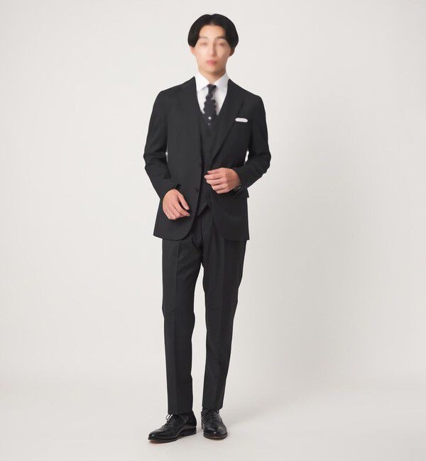 UNITED ARROWS green label relaxing「コットン ツイル ストライプ クレリック ワイドカラー ドレスシャツ -イージーアイロン-」|シャツ・ブラウス|