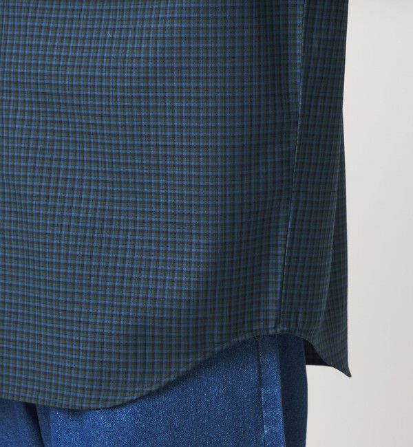 UNITED ARROWS green label relaxing「ウォッシャブル ビエラチェック ジャストルーズ 長袖 シャツ」|シャツ・ブラウス|