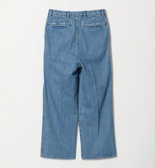 UNITED ARROWS green label relaxing「ワイド ストレート デニム スラックス パンツ W5」|デニム|