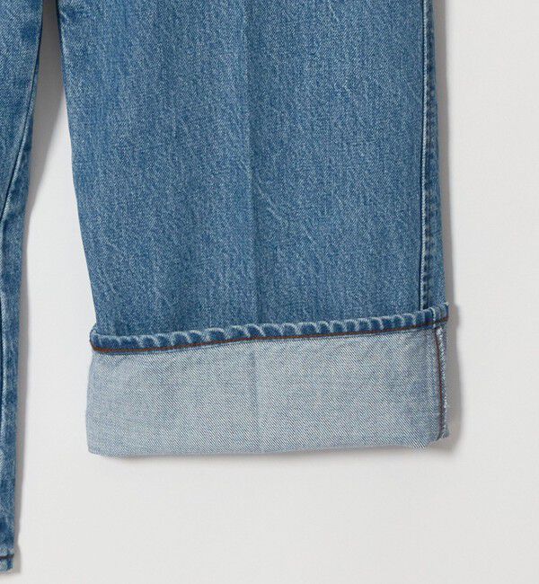UNITED ARROWS green label relaxing「ワイド ストレート デニム スラックス パンツ W5」|デニム|