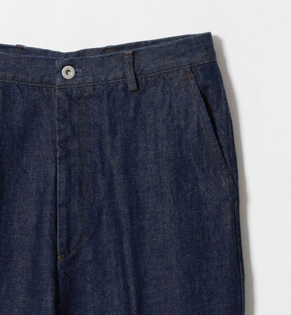UNITED ARROWS green label relaxing「ワイド ストレート デニム スラックス パンツ W5」|デニム|