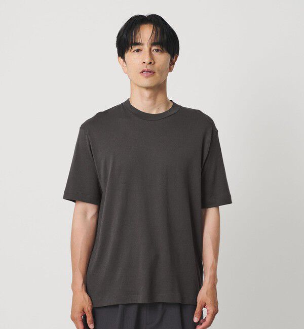 BEAUTY&YOUTH UNITED ARROWS「コットン カシミヤ クルーネック Tシャツ ウォッシャブル」|Tシャツ・カットソー|
