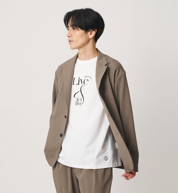 BEAUTY&YOUTH UNITED ARROWS「KOMATSU ドビー リラックス ジャケット ストレッチ 吸水速乾 セットアップ対応」|テーラードジャケット|