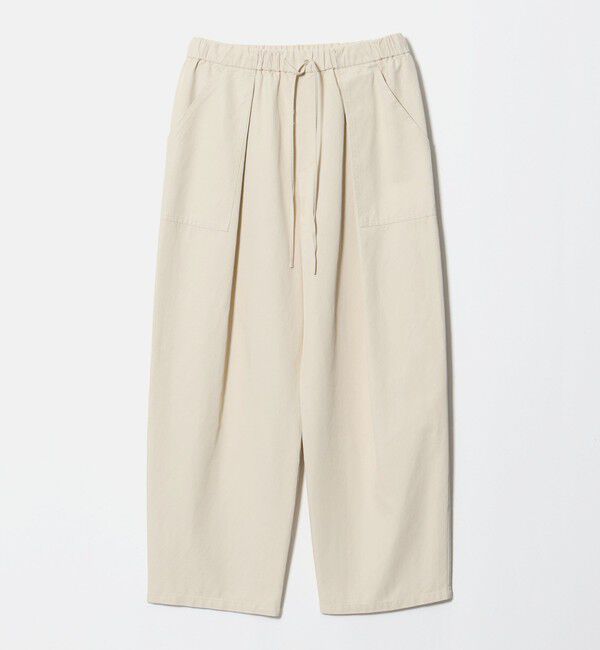BEAUTY&YOUTH UNITED ARROWS「タック パッチポケット ドローストリング パンツ」|その他|NATURAL