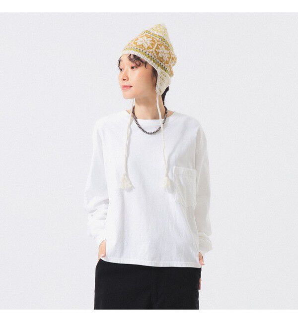 BEAMSBOY「Goodwear / カスタム ビッグ ロングスリーブ Tシャツ」|Tシャツ・カットソー|WHITE
