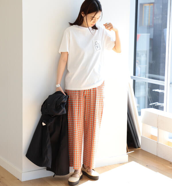BEAMSBOY「BEAMS BOY / ショップバッグロゴ ポケット ショートスリーブ Tシャツ」|Tシャツ・カットソー|