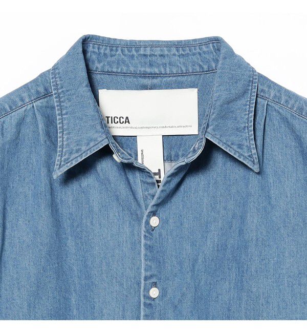 Demi-Luxe BEAMS 「TICCA / デニム チュニック」|シャツ・ブラウス|