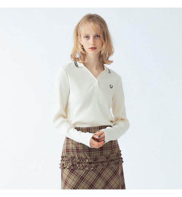 Ray BEAMS 「【別注】FRED PERRY / リブ ポロシャツ」|ポロシャツ|