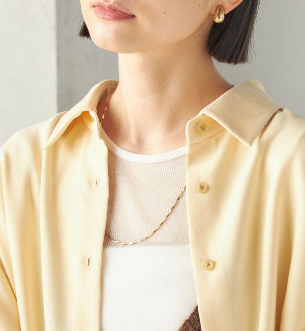 SHIPS for women「〈手洗い可能〉ポリエステル スエード シャツ 羽織」|シャツ・ブラウス|