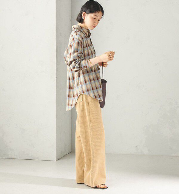 SHIPS for women「《予約》SHIPS NINE CASE:〈洗濯機可能〉チェック シャツ」|シャツ・ブラウス|