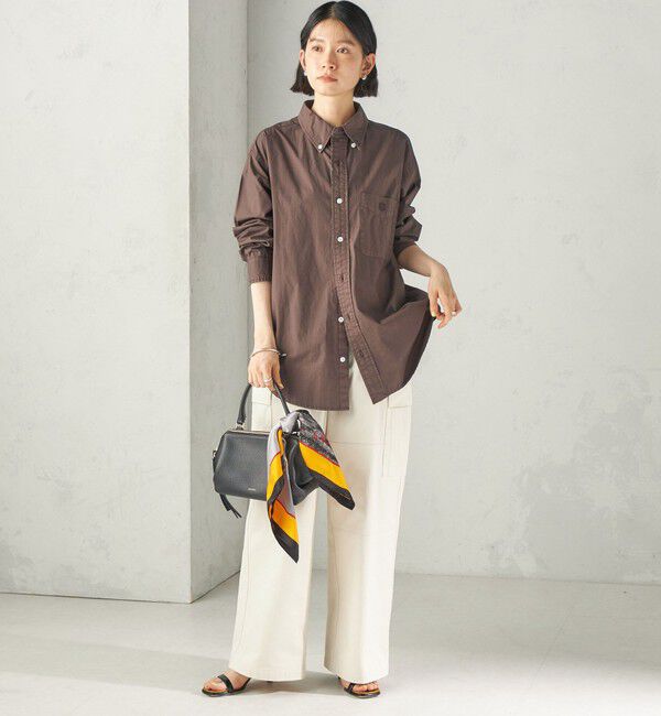 SHIPS for women「SHIPS NINE CASE:〈洗濯機可能〉製品染め シャツ」|シャツ・ブラウス|