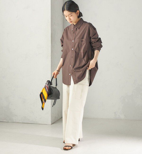 SHIPS for women「SHIPS NINE CASE:〈洗濯機可能〉製品染め シャツ」|シャツ・ブラウス|