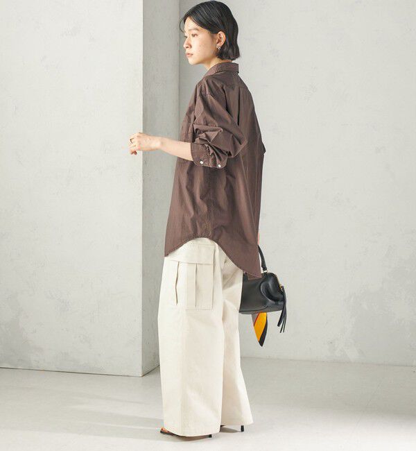 SHIPS for women「SHIPS NINE CASE:〈洗濯機可能〉製品染め シャツ」|シャツ・ブラウス|