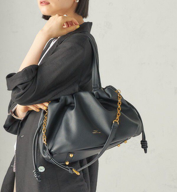 SHIPS for women「《予約》【WEB限定】George Cinq: DRAWSTRING BAG（L）」|ショルダー・メッセンジャー|