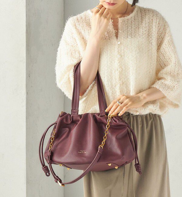 SHIPS for women「《予約》【WEB限定】George Cinq: DRAWSTRING BAG（L）」|ショルダー・メッセンジャー|