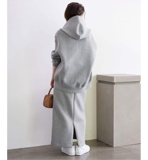 SLOBE IENA「《店舗・WEB限定カラー有り/シルバージップ/追加》ボリュームジップアップフーディー」|パーカー|