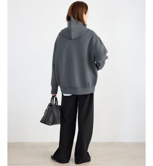 SLOBE IENA「《店舗・WEB限定カラー有り/シルバージップ/追加》ボリュームジップアップフーディー」|パーカー|
