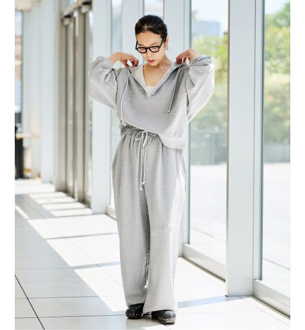 IENA LA BOUCLE「《予約》IENA LA BOUCLE ピグメントバイオジップパーカー」|パーカー|