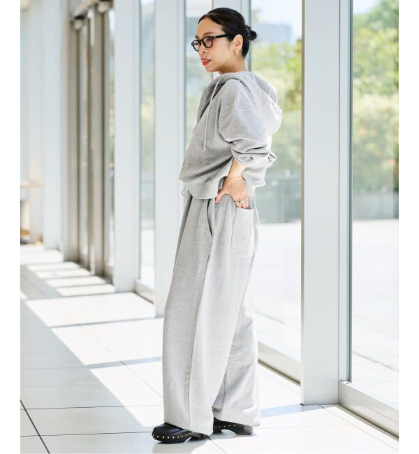 IENA LA BOUCLE「《予約》IENA LA BOUCLE ピグメントバイオジップパーカー」|パーカー|