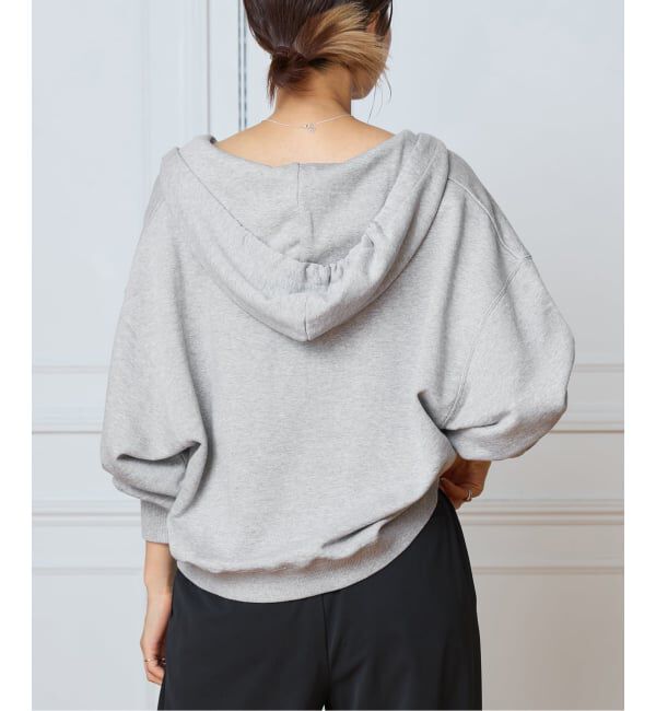 IENA LA BOUCLE「《予約》IENA LA BOUCLE ピグメントバイオジップパーカー」|パーカー|